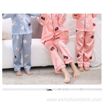 Custom Satin Kid Milk Silk sleepwear